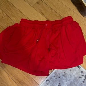Red Athletic Shorts